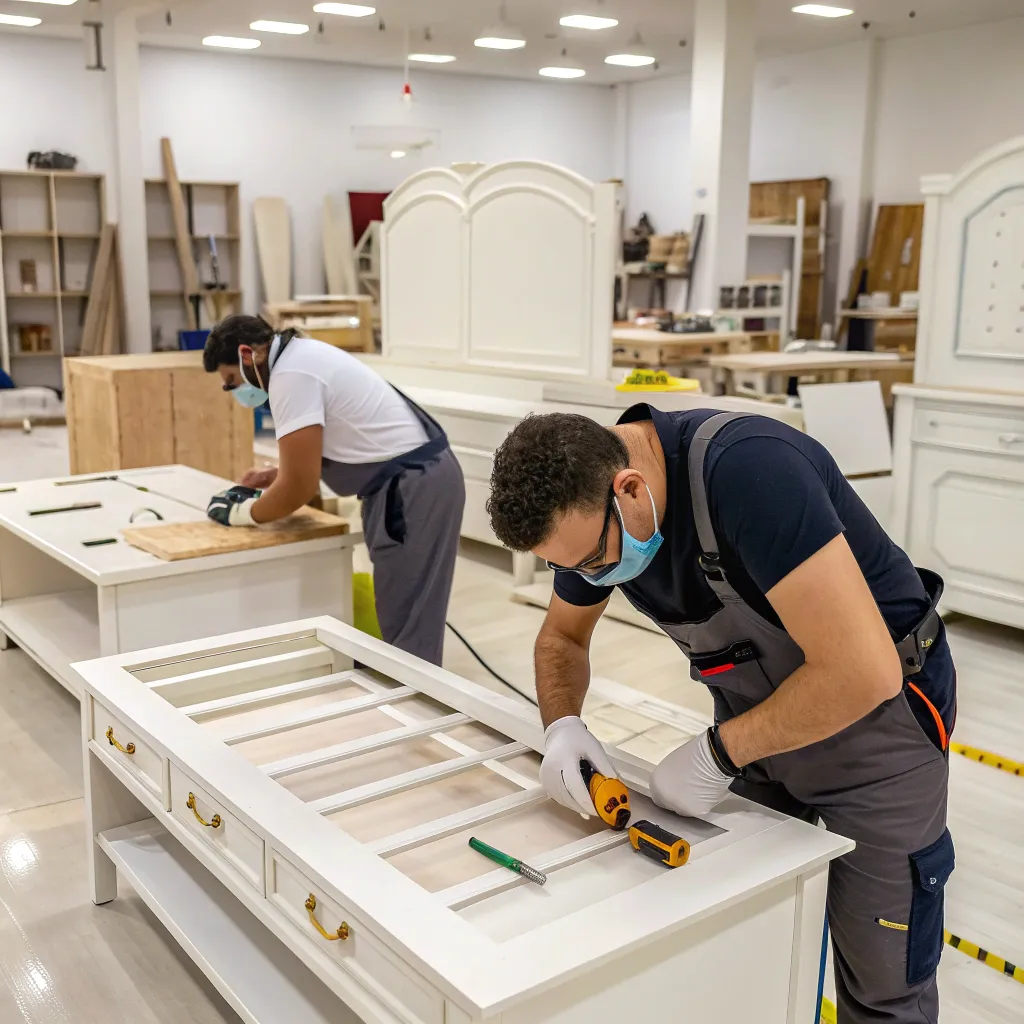 Successful furniture assembly workshop